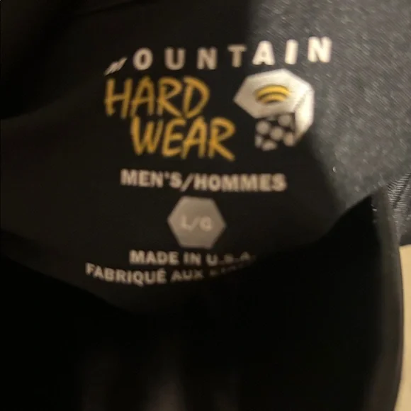 Mountain Hardwear Black Men's Pullover - Picture 5 of 5